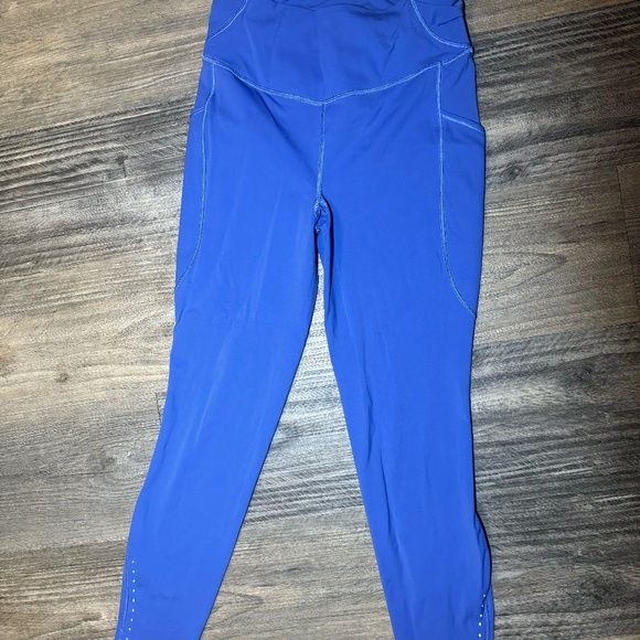 Lululemon Fast and Free High-Rise Tight 25” Pockets Size 8 Blue - Picture 4 of 5